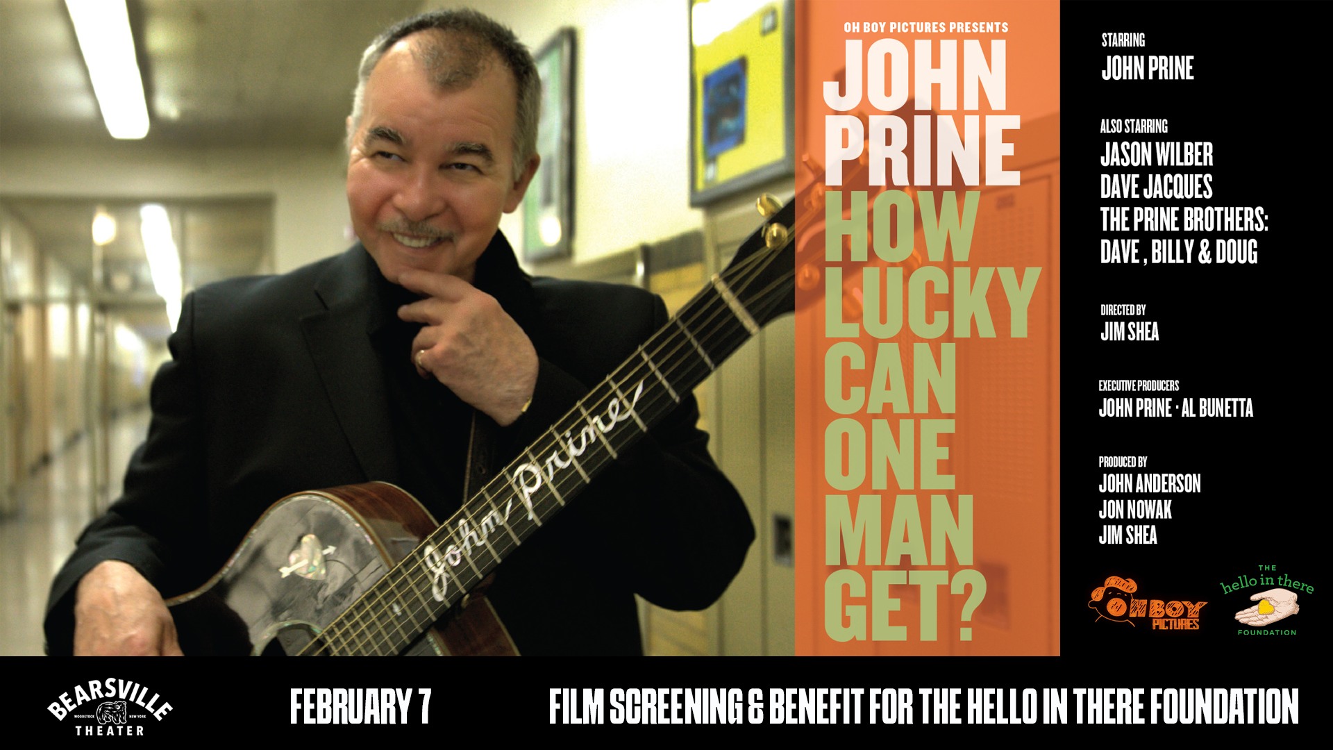 "John Prine: How Lucky Can One Man Get" Film Screening