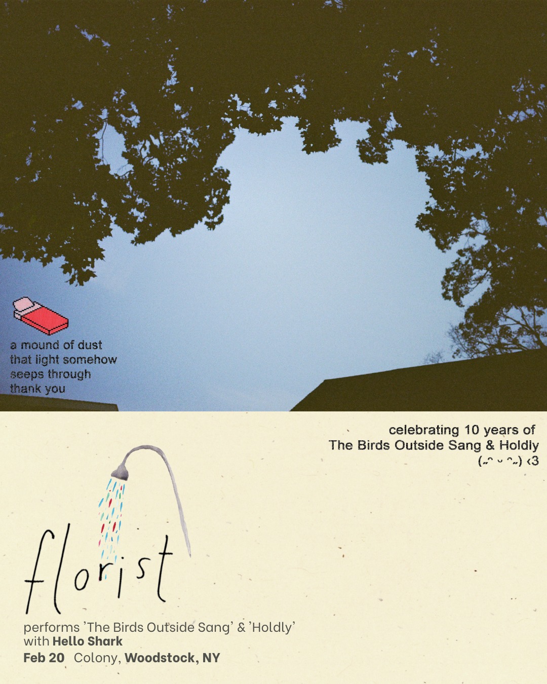 Florist Performs 'The Birds Outside Sang' & 'Holdly' w/ Hello Shark