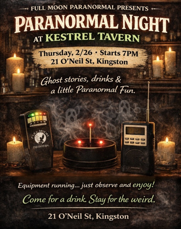 Paranormal Night at Kestrel Tavern