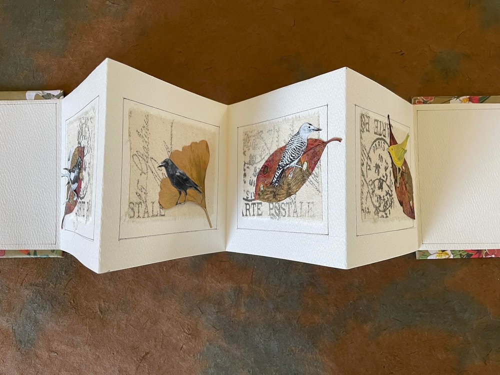 Collage Accordion Book