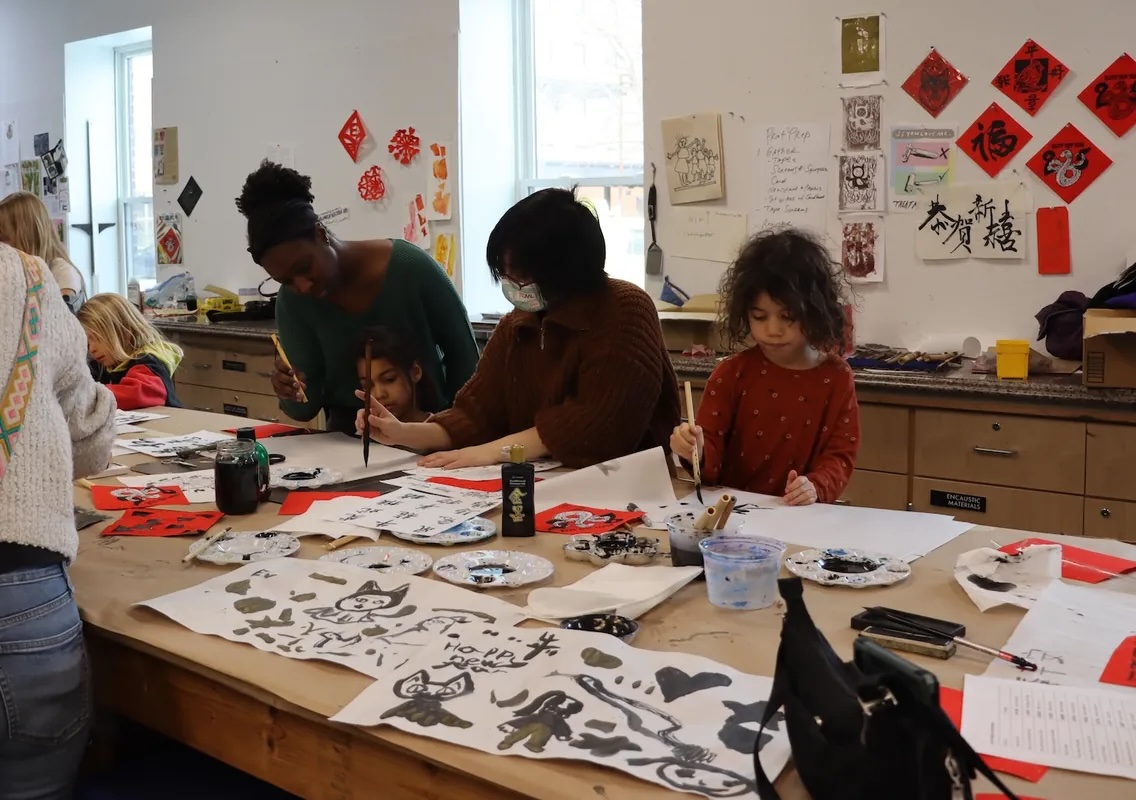 Celebrate the Lunar New Year 歡慶新年 at the Neighborhood Print Studio!