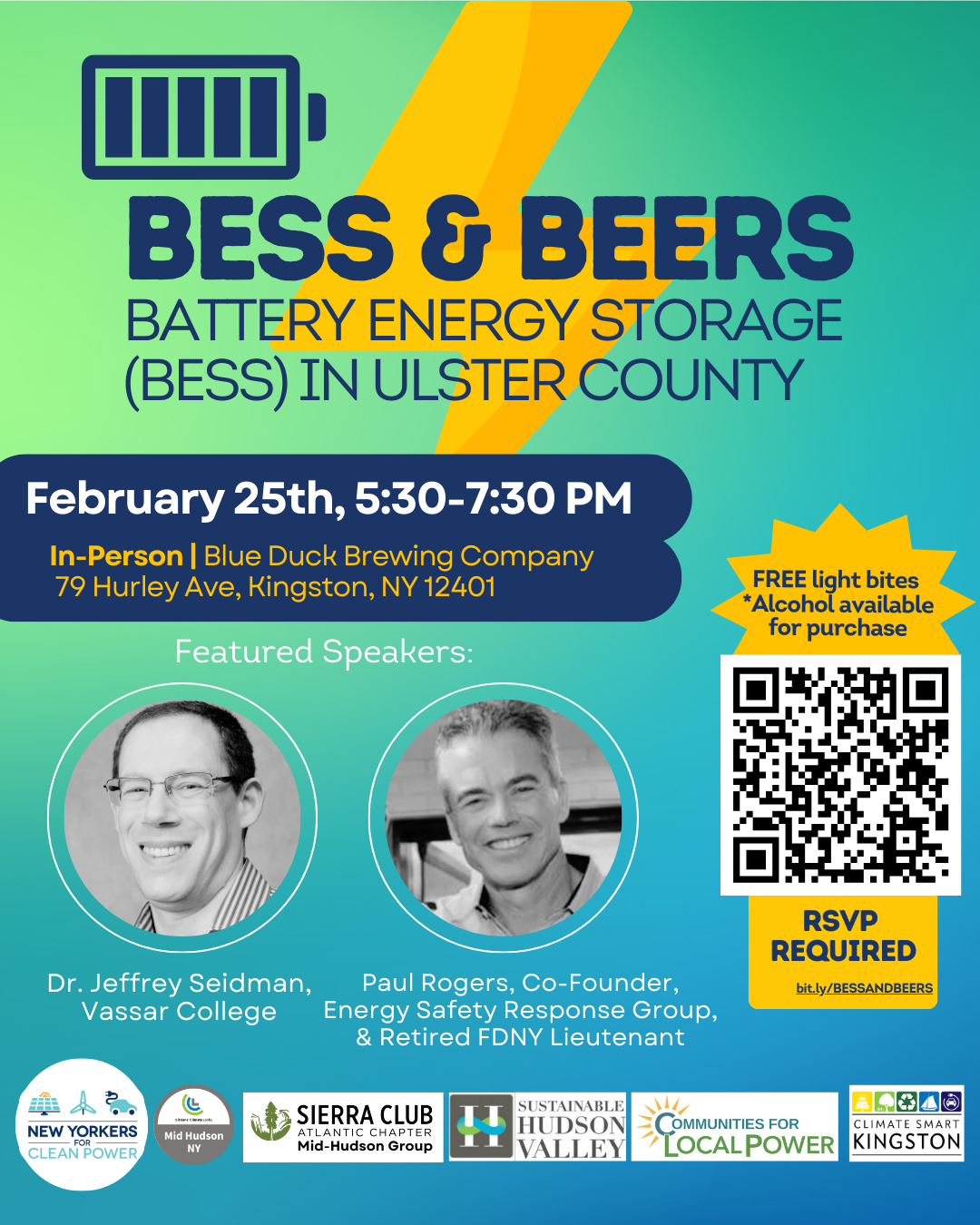 BESS & Beers: Battery Energy Storage in Ulster County