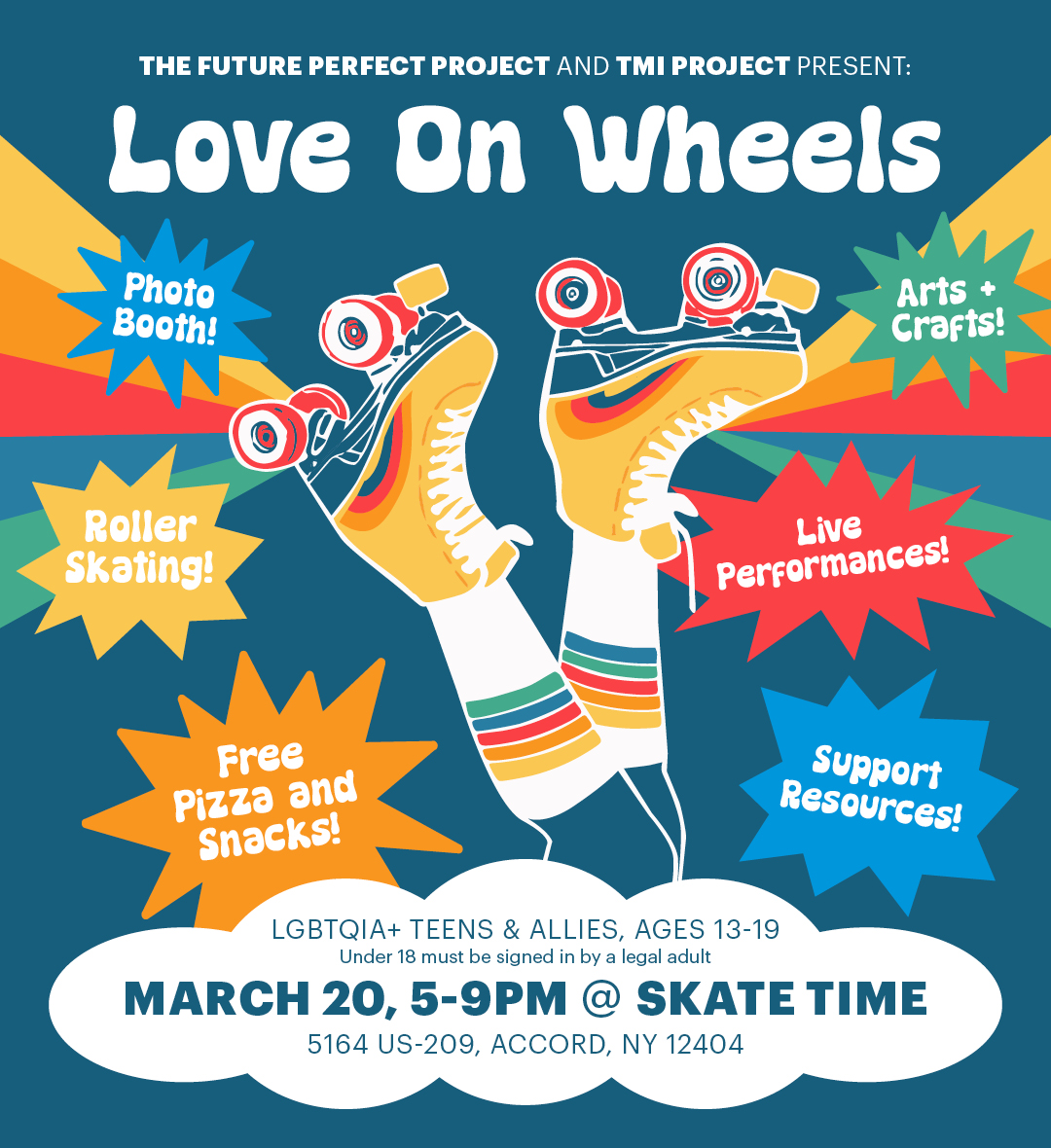 Love On Wheels: Skate Night for Queer Teens & Allies