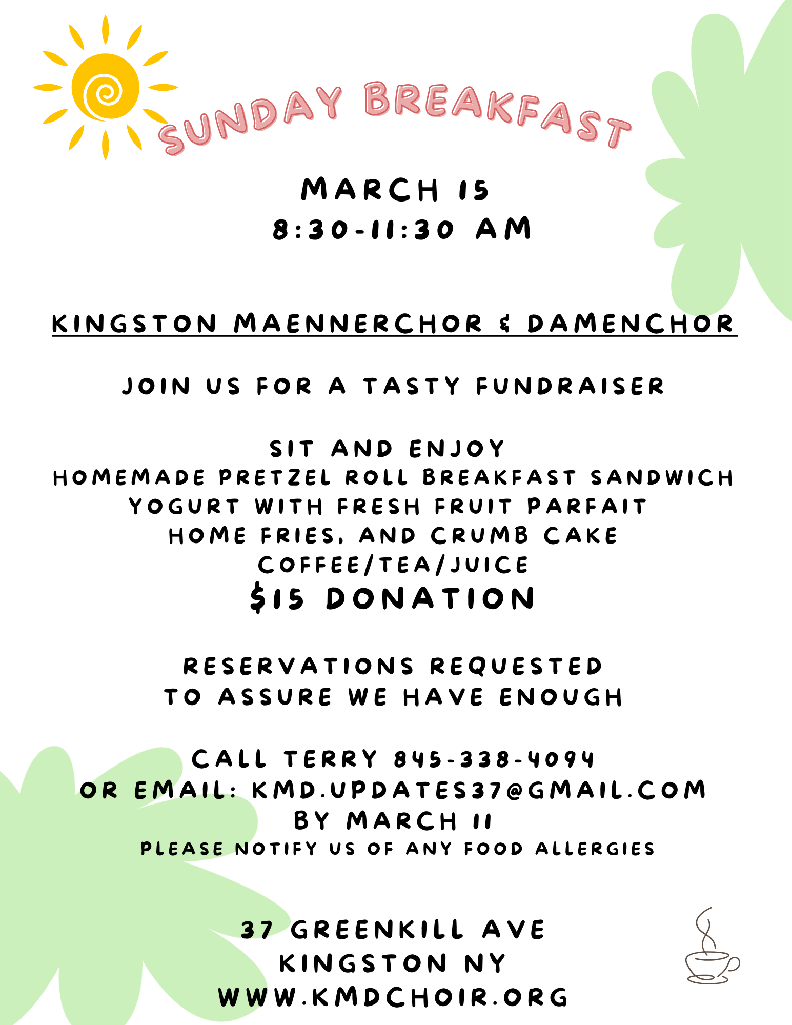 Pre-Shamrock Run and St. Patrick's Day Breakfast