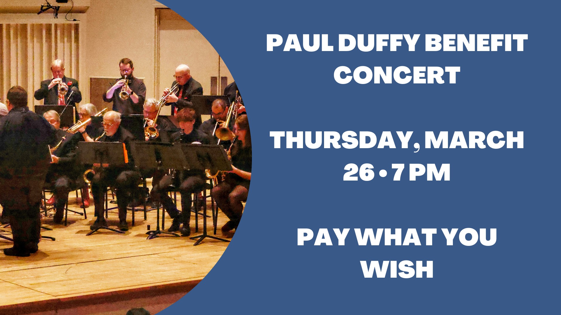 Bridge Arts Community Jazz Band Benefit for Paul Duffy