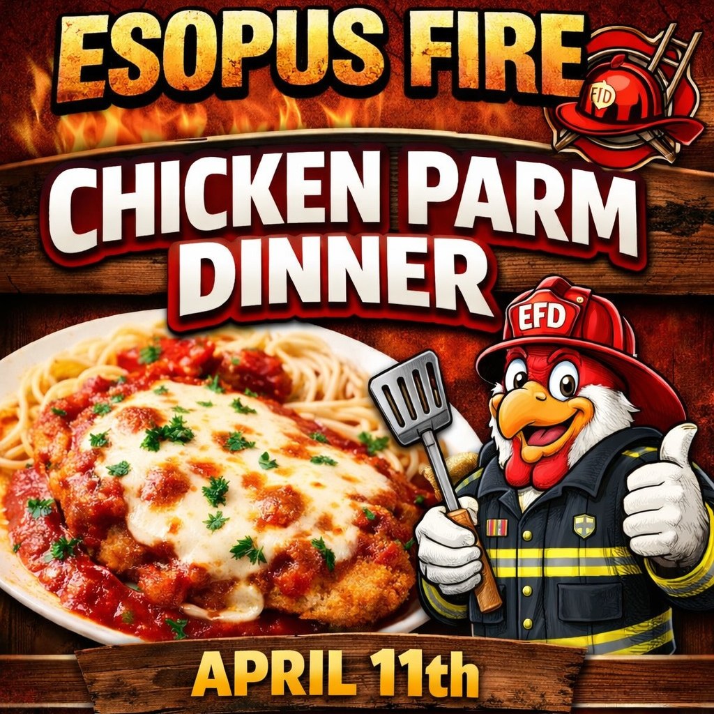 Esopus Fire Dept Chicken Parmigiana Dinner