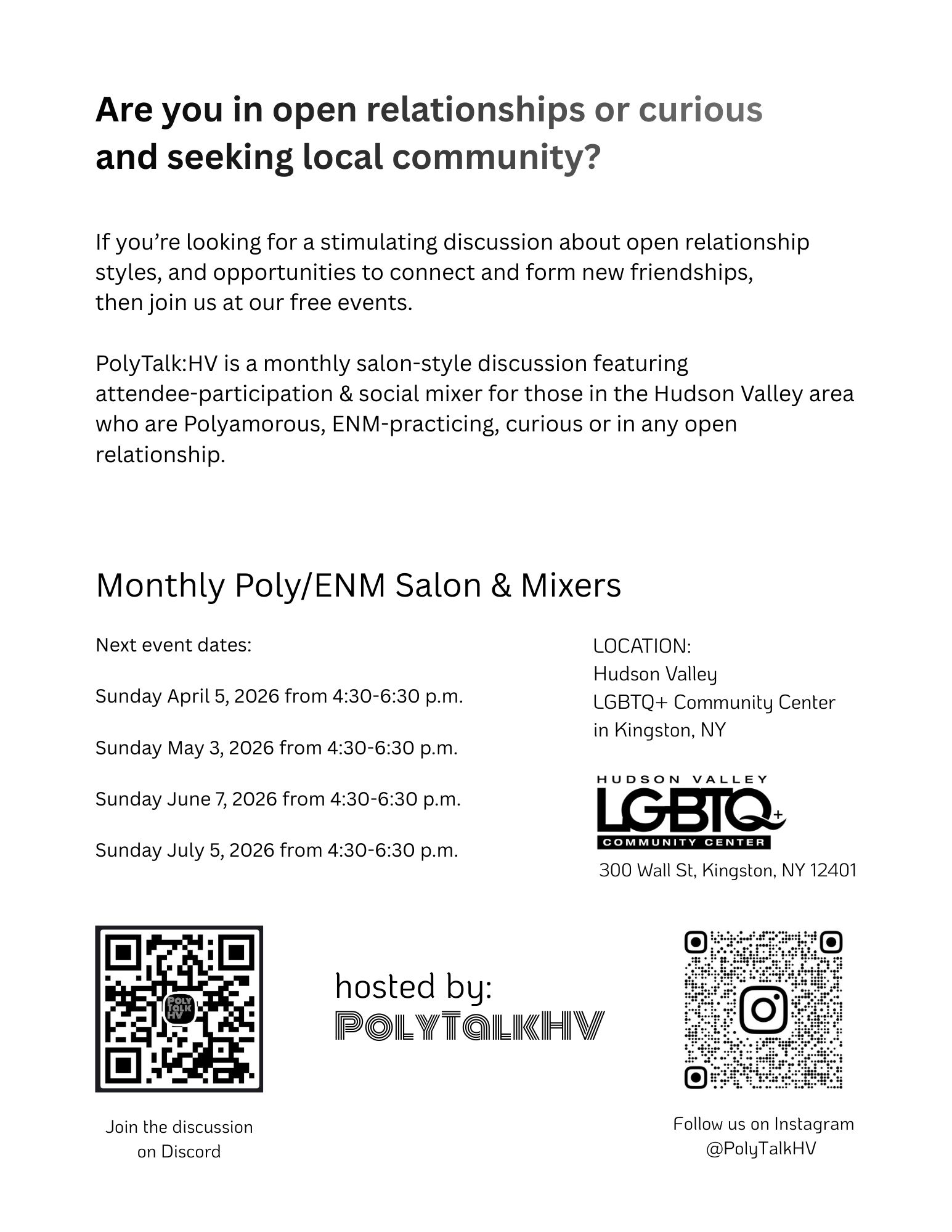 Poly/ENM Salon & Mixer Meet. Share. Connect. Grow.