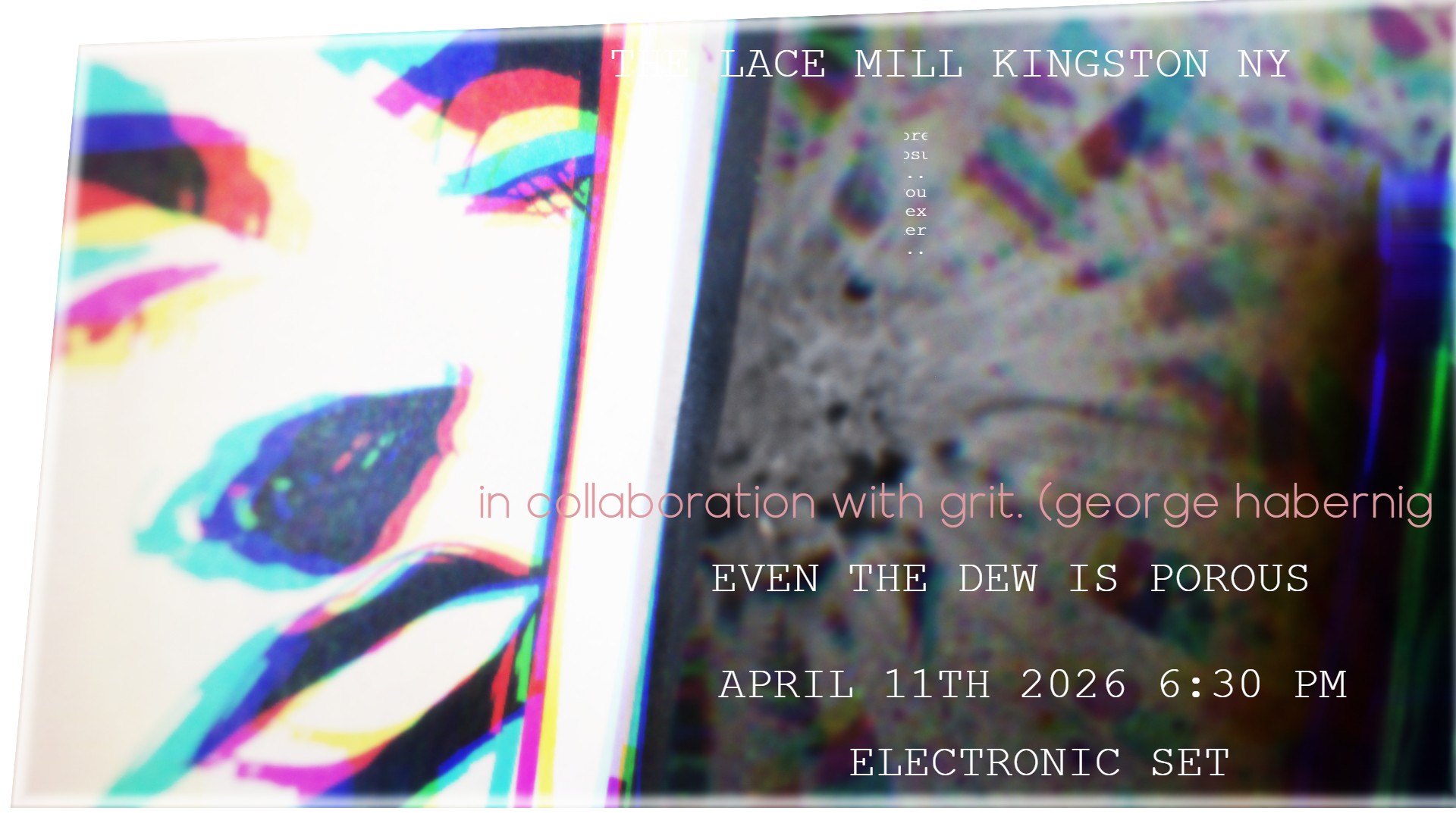 grit./ Even The Dew Is Porous Collaboration