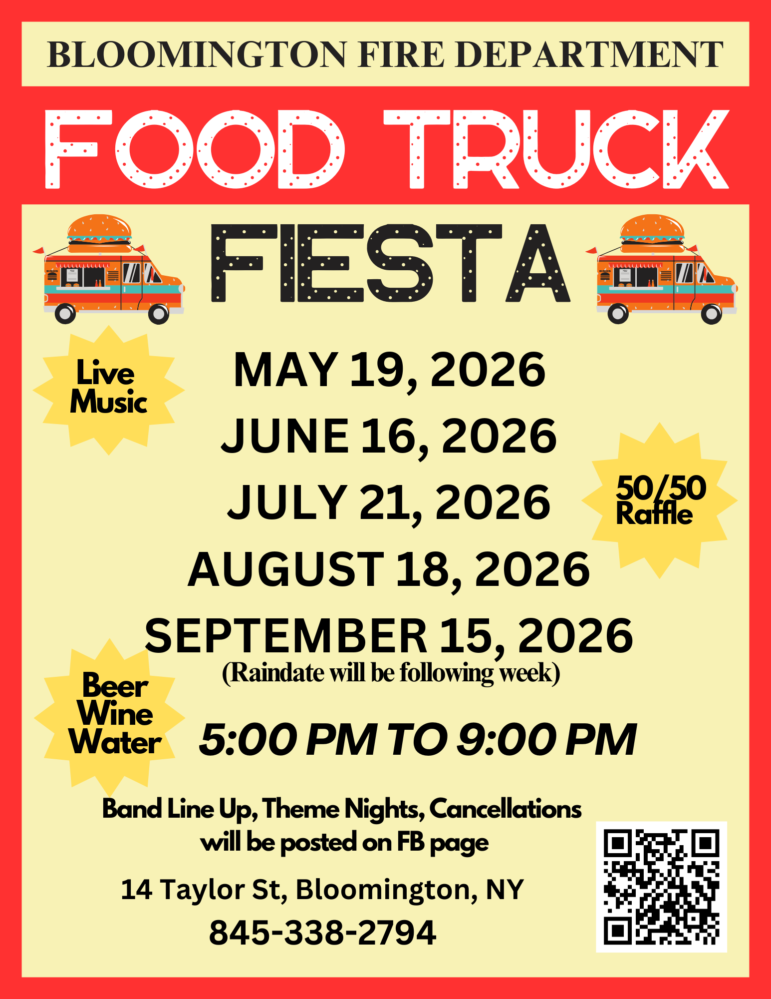 Bloomington Fire Dept Food Truck Fiesta
