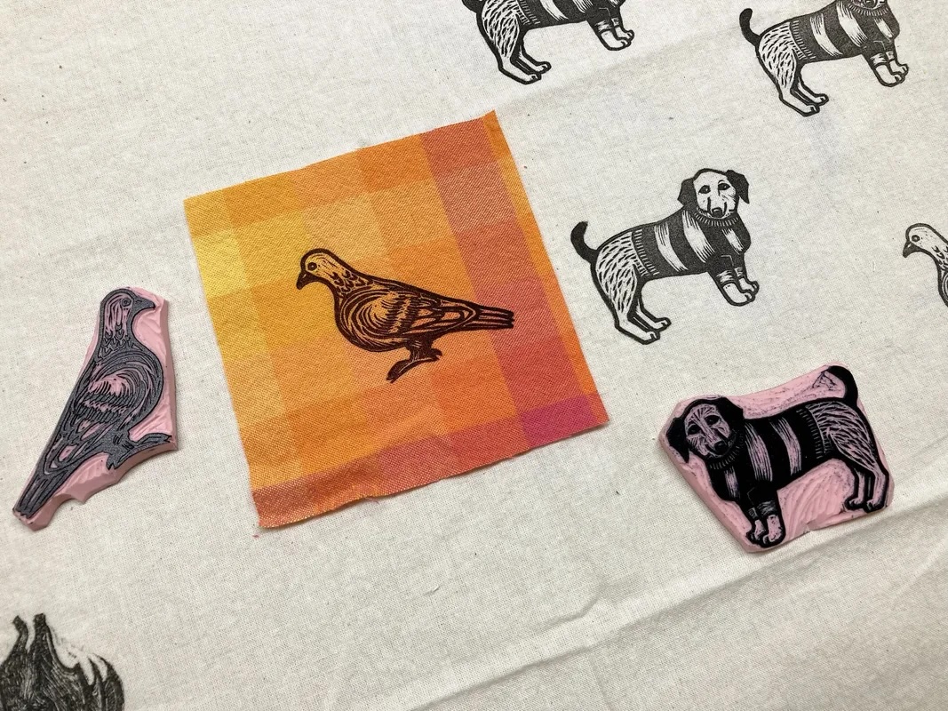 Three Day Workshop - Stamps and Stitches: Explorations in Textile Printing (NPS)