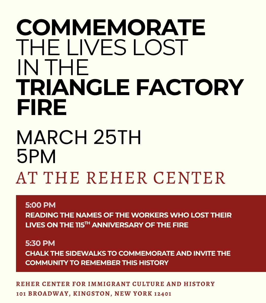 Triangle Shirtwaist Fire Commemoration