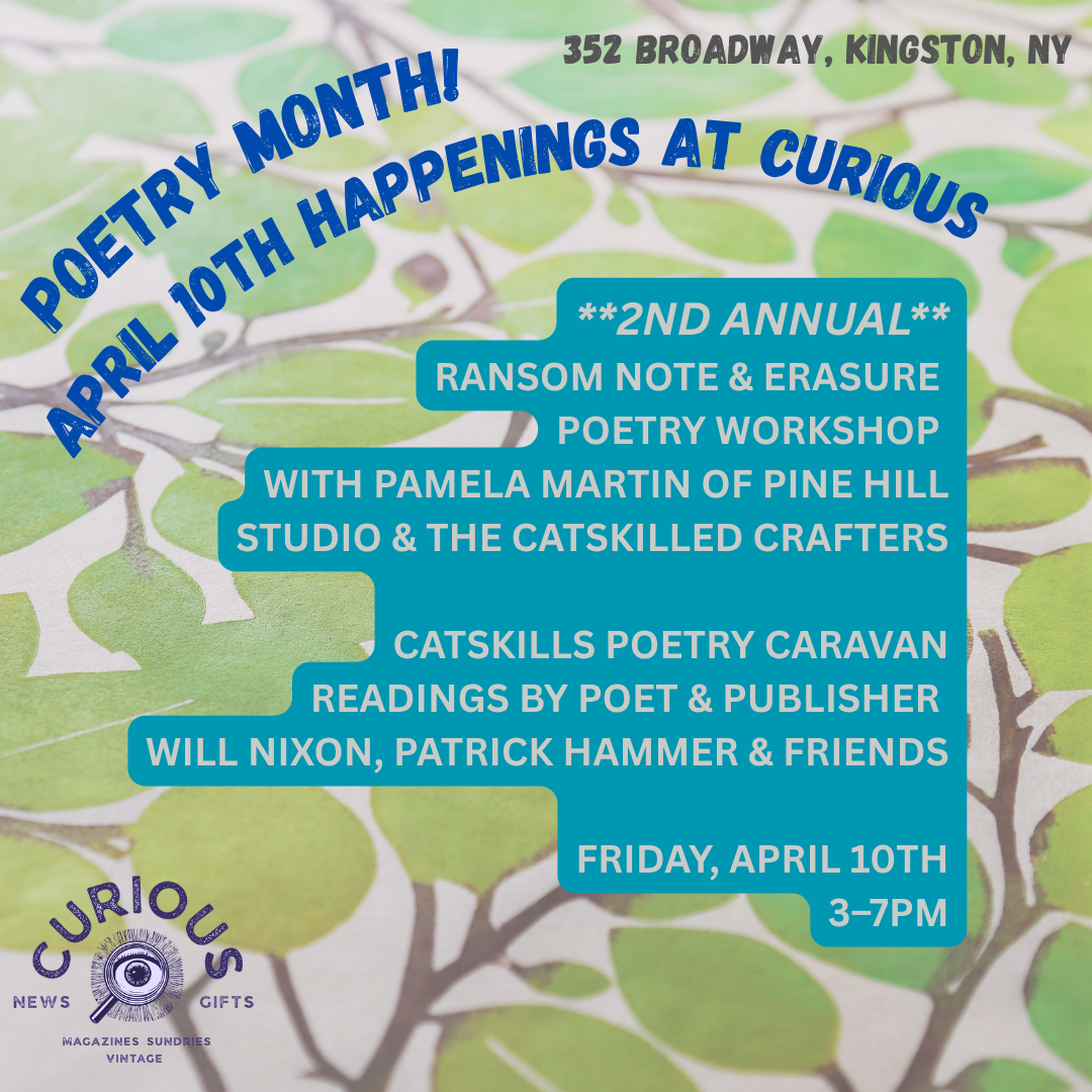 Poetry Month Workshop + Readings at Curious