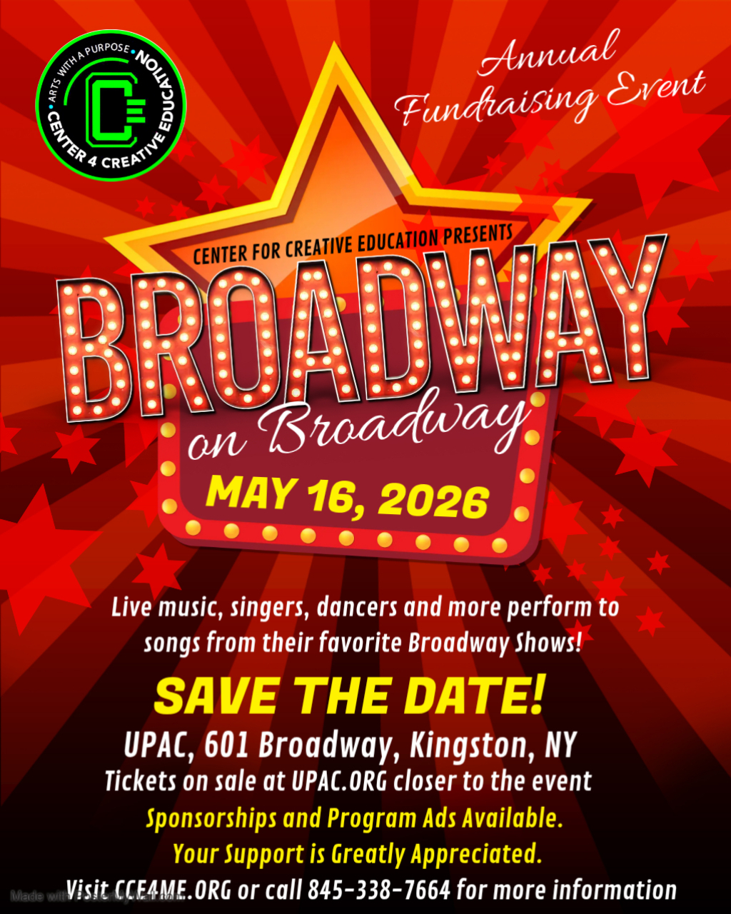 "Broadway on Broadway" CCE's Annual Recital