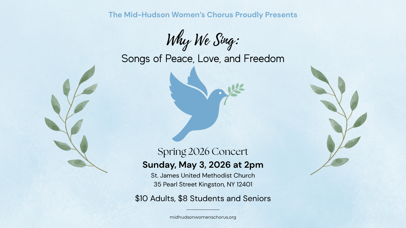 Mid-Hudson Women's Chorus Spring Concert
