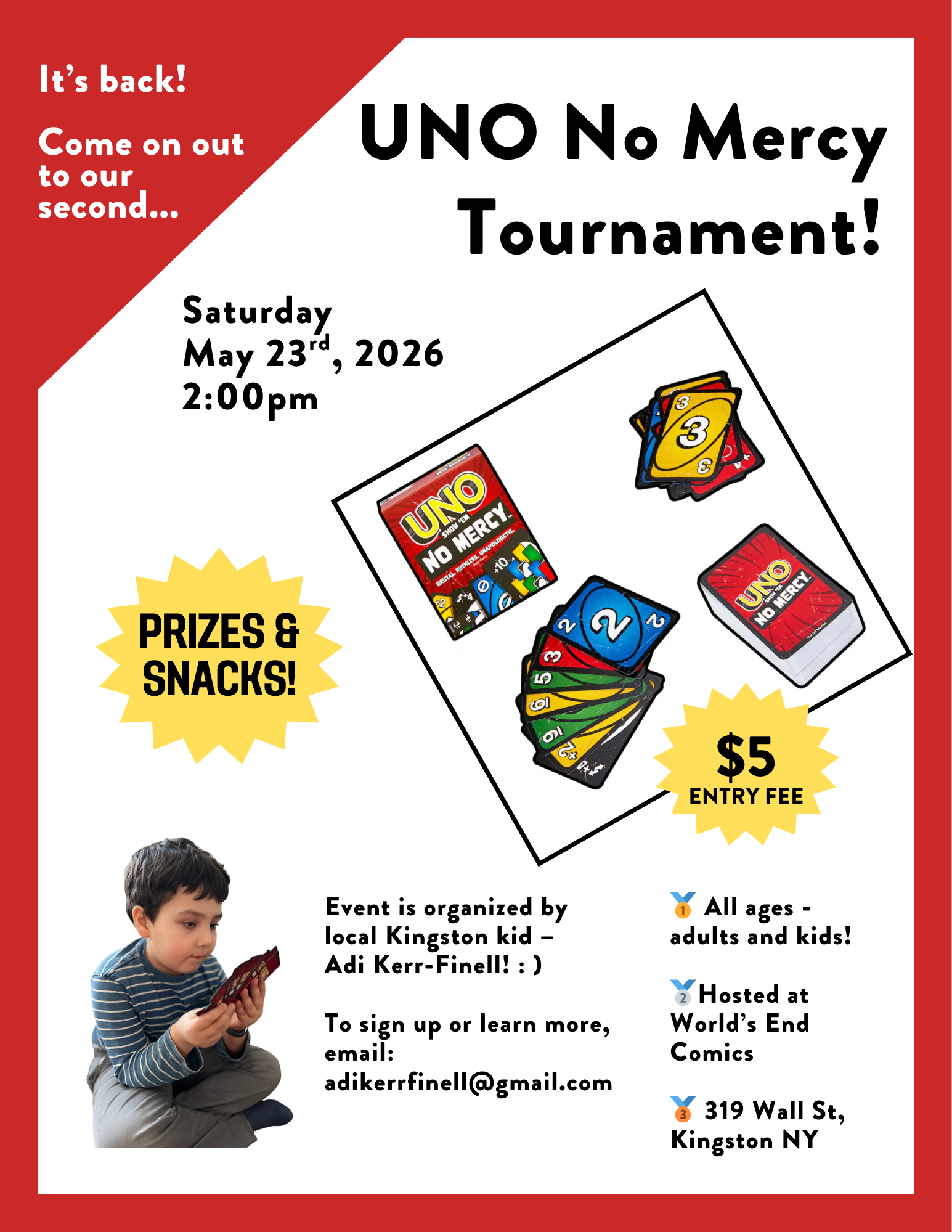 Uno No Mercy Tournament #2!