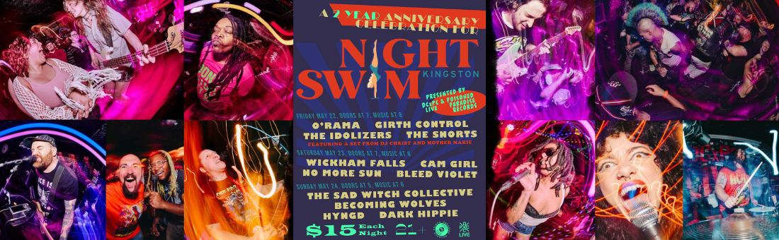 Night Swim Two-Year Anniversary Weekender!