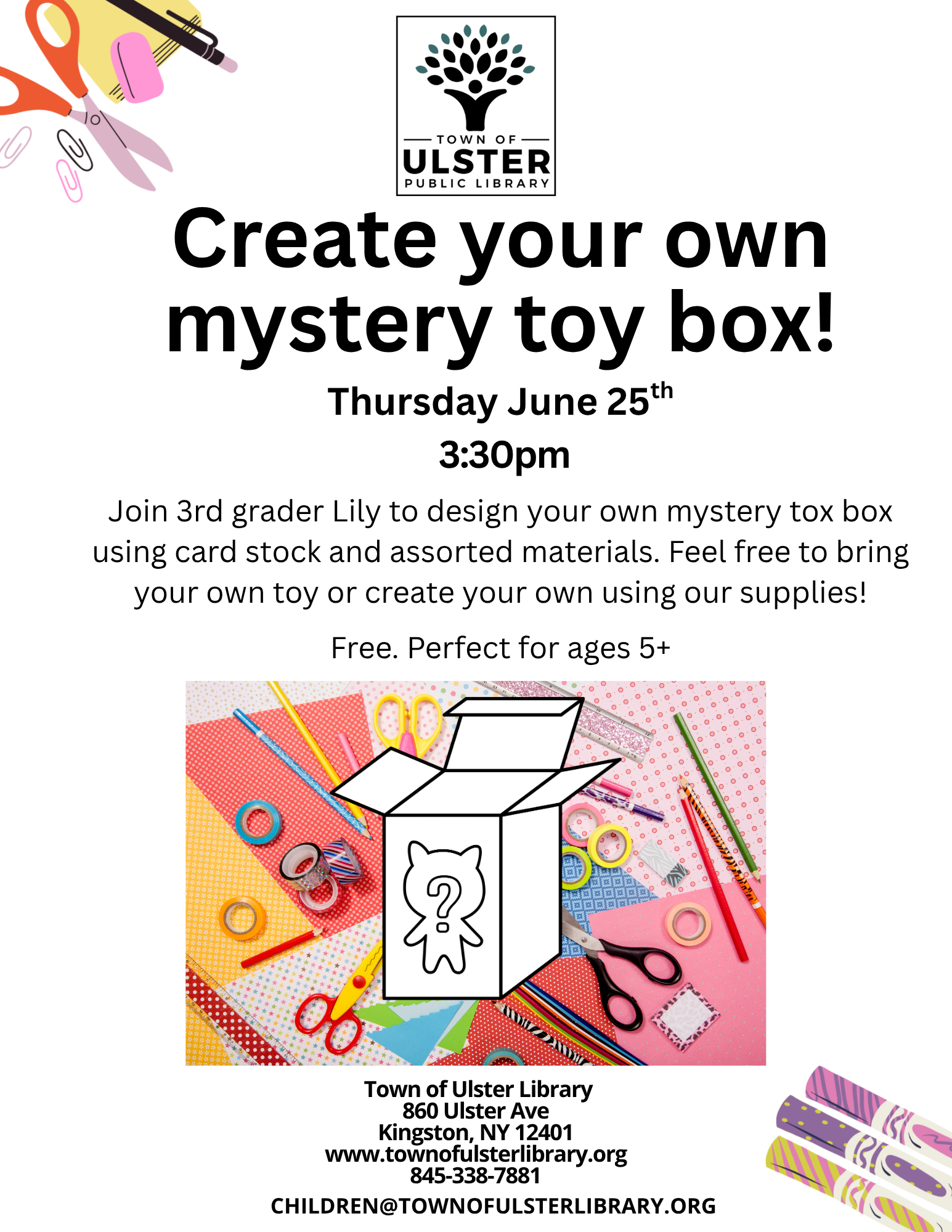Create your own mystery toy box!