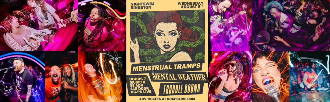 DCxPC Live: Menstrual Tramps, Mental Weather, and Trouble Bound