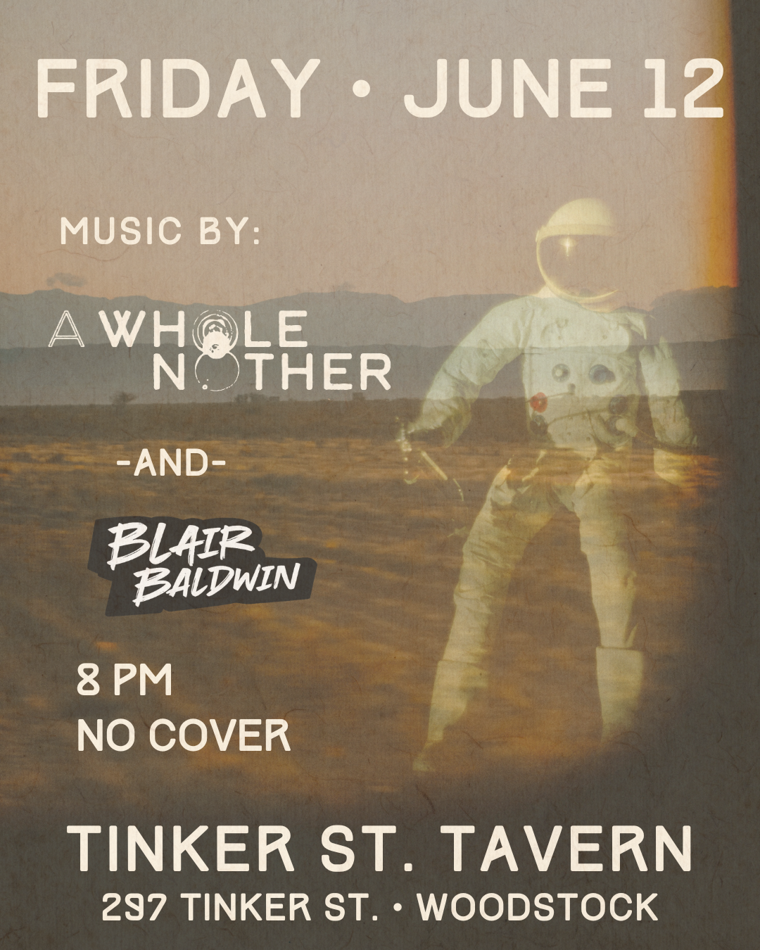 A Whole Nother & Blair Baldwin @ Tinker St. Tavern