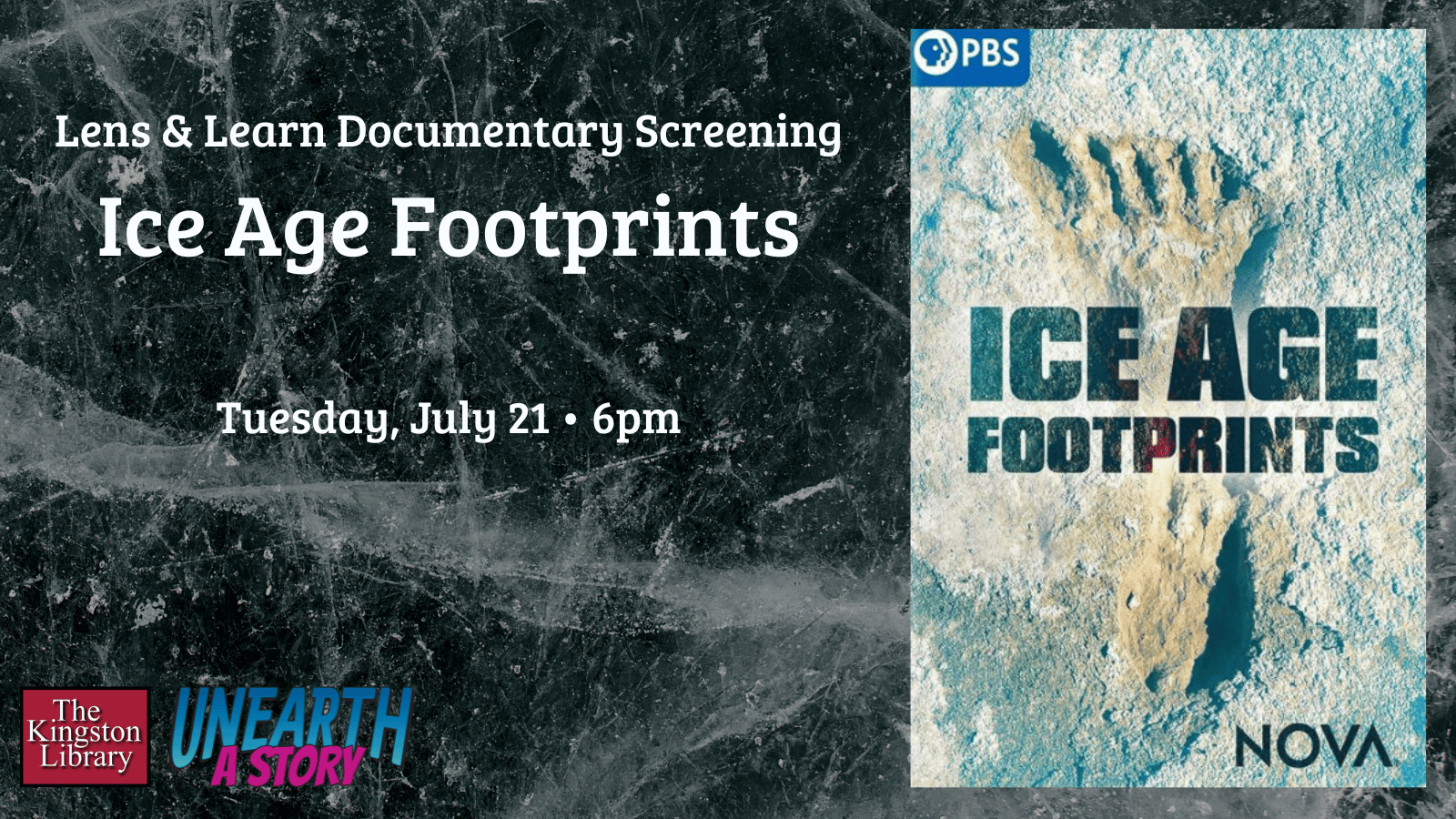 Lens & Learn Documentary Screening: Ice Age Footprints