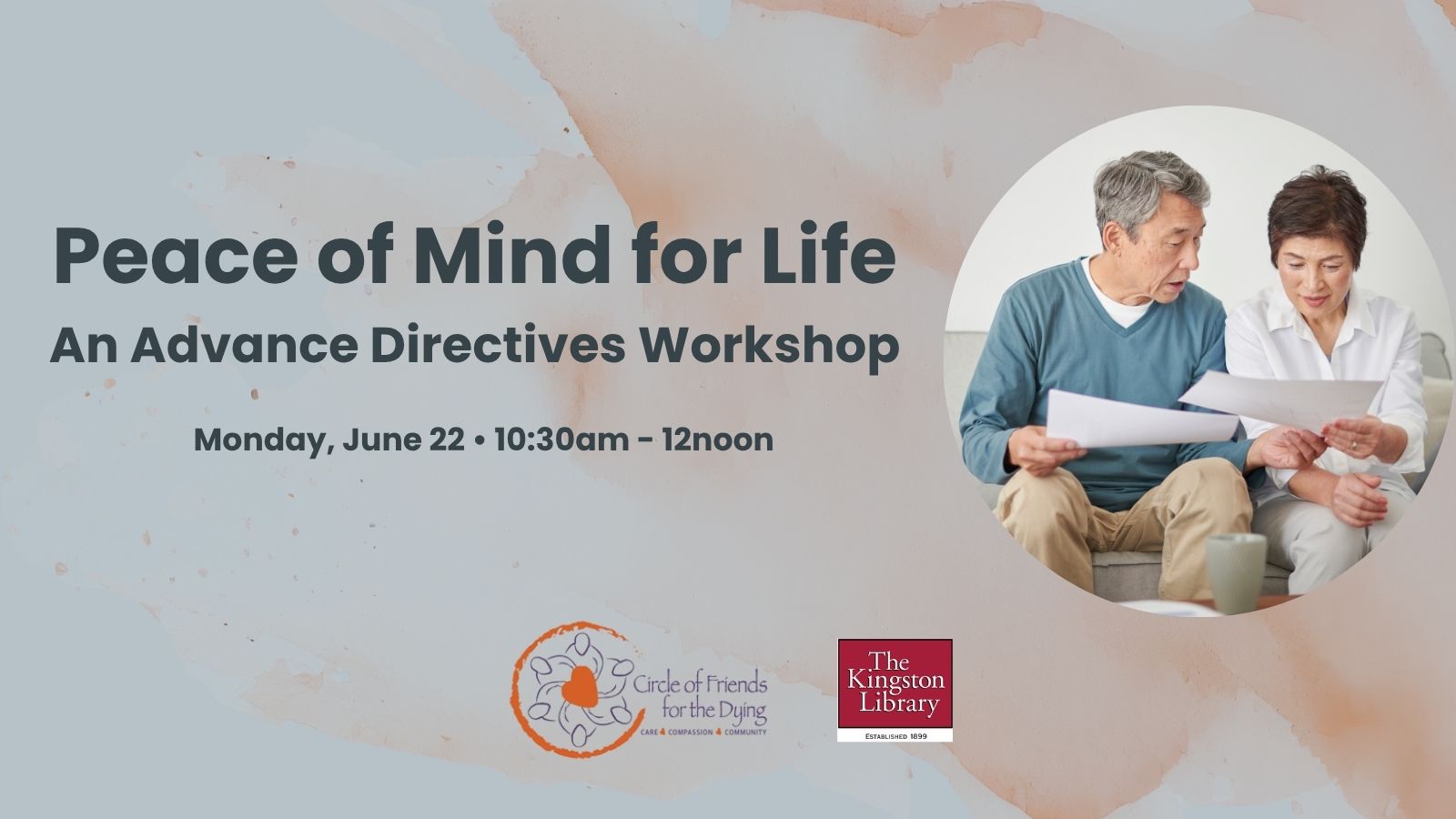 Peace of Mind for Life: An Advance Directives Workshop