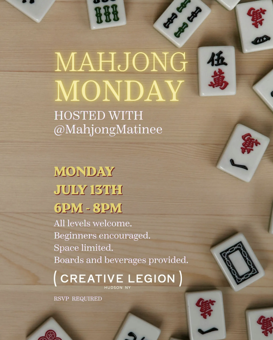 Mahjong Monday at (Creative Legion)