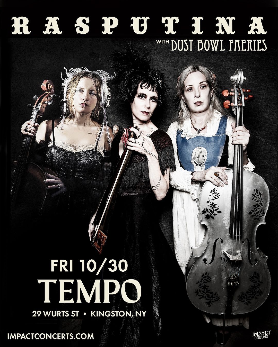 Rasputina w/ Dust Bowl Faeries at TEMPO - Kingston, NY