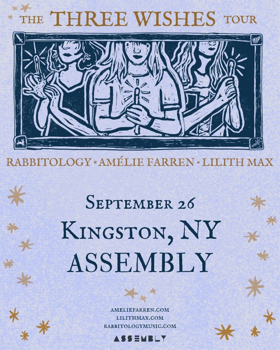 Amélie Farren, Lilith Max, Rabbitology at Assembly - Kingston, NY