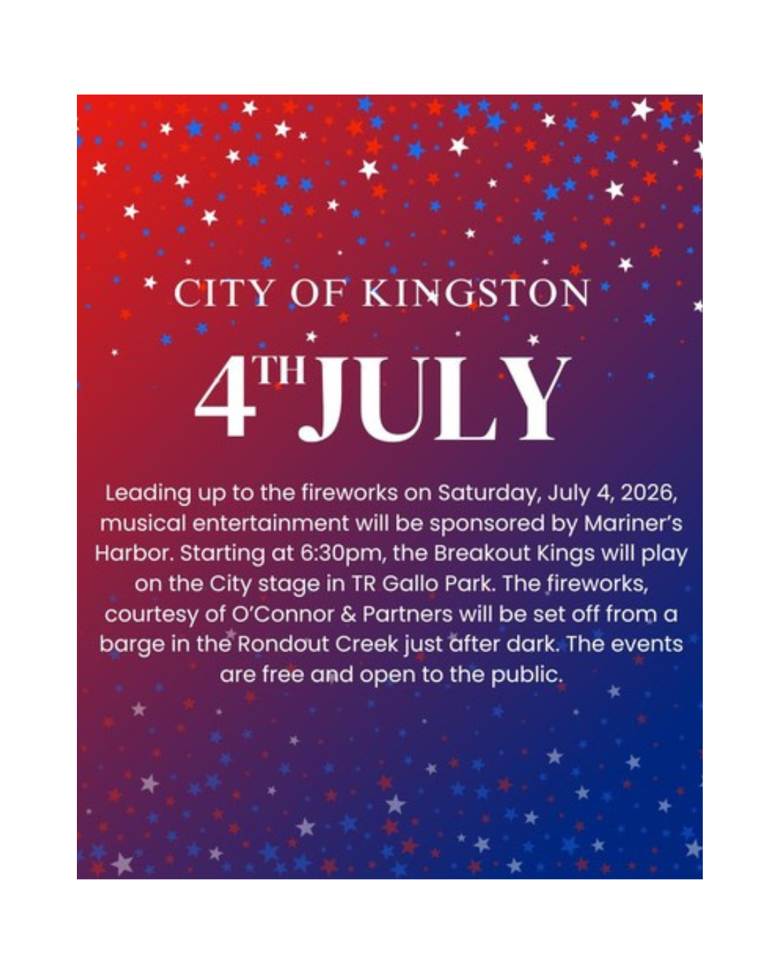 City of Kingston 4th of July Celebration