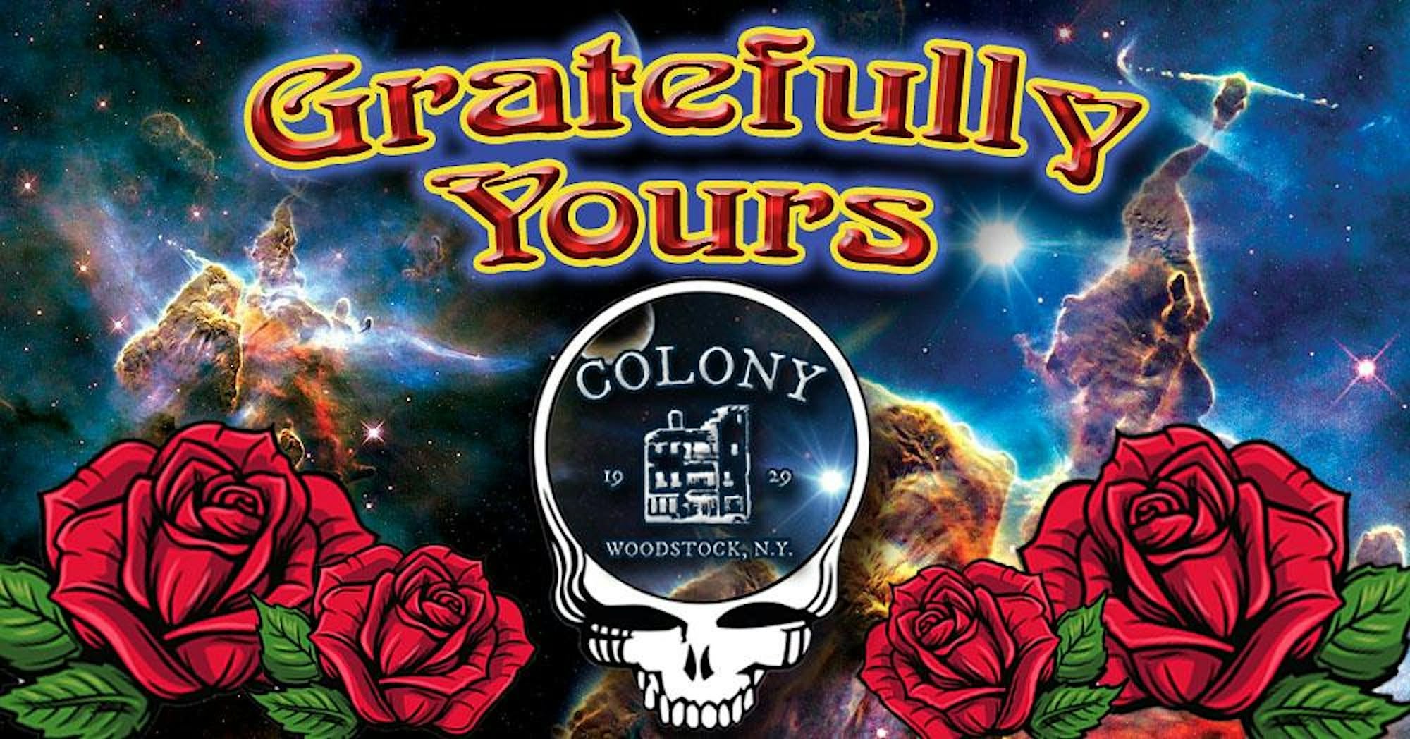 Jerry Garcia Birthday Bash w/ Gratefully Yours in The Garden!