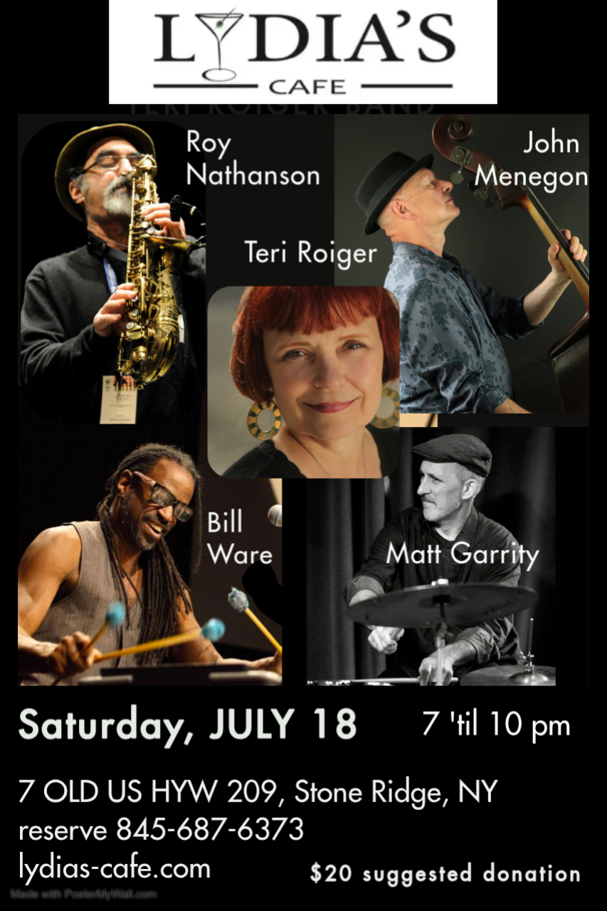 Teri Roiger Band with special guests from the legendary Jazz Passengers!
