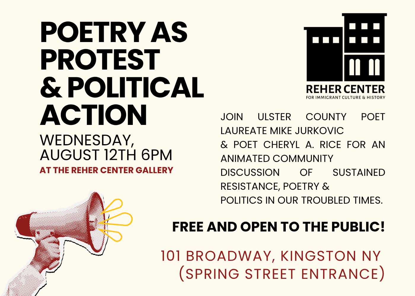 Poetry as Protest & Political Action