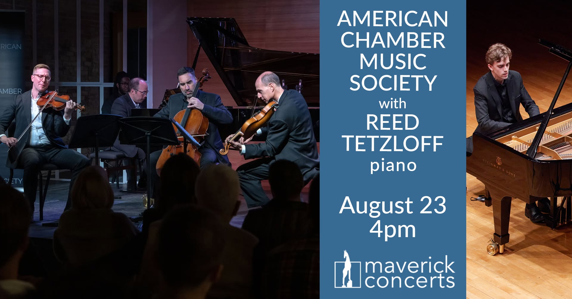 AMERICAN CHAMBER MUSIC SOCIETY with REED TETZLOFF, piano