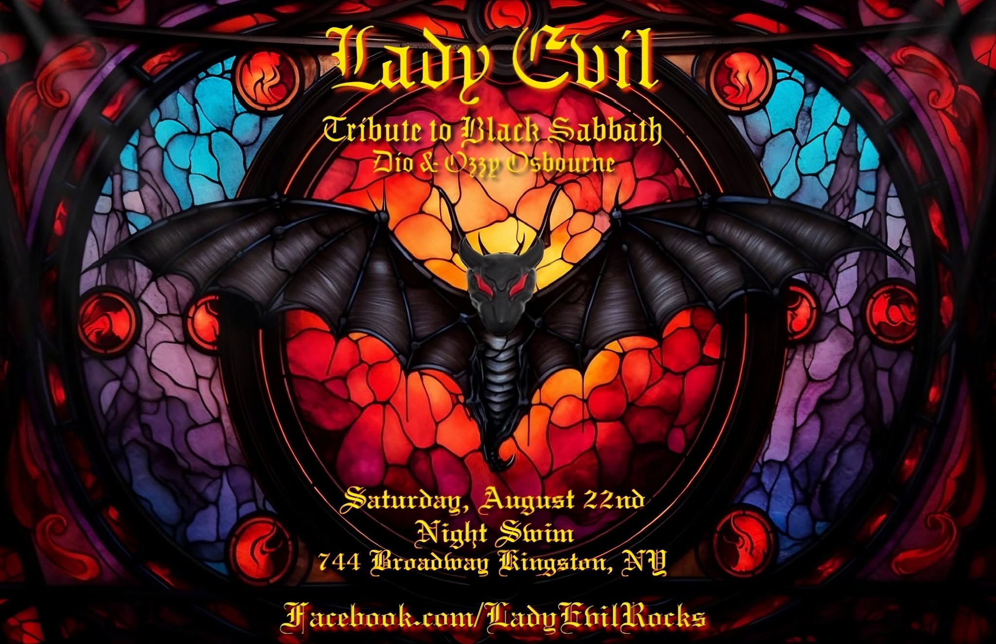 Lady Evil - Tribute to Dio, Ozzy and Black Sabbath, Lisa Schilling Hammill and Mark Garcia