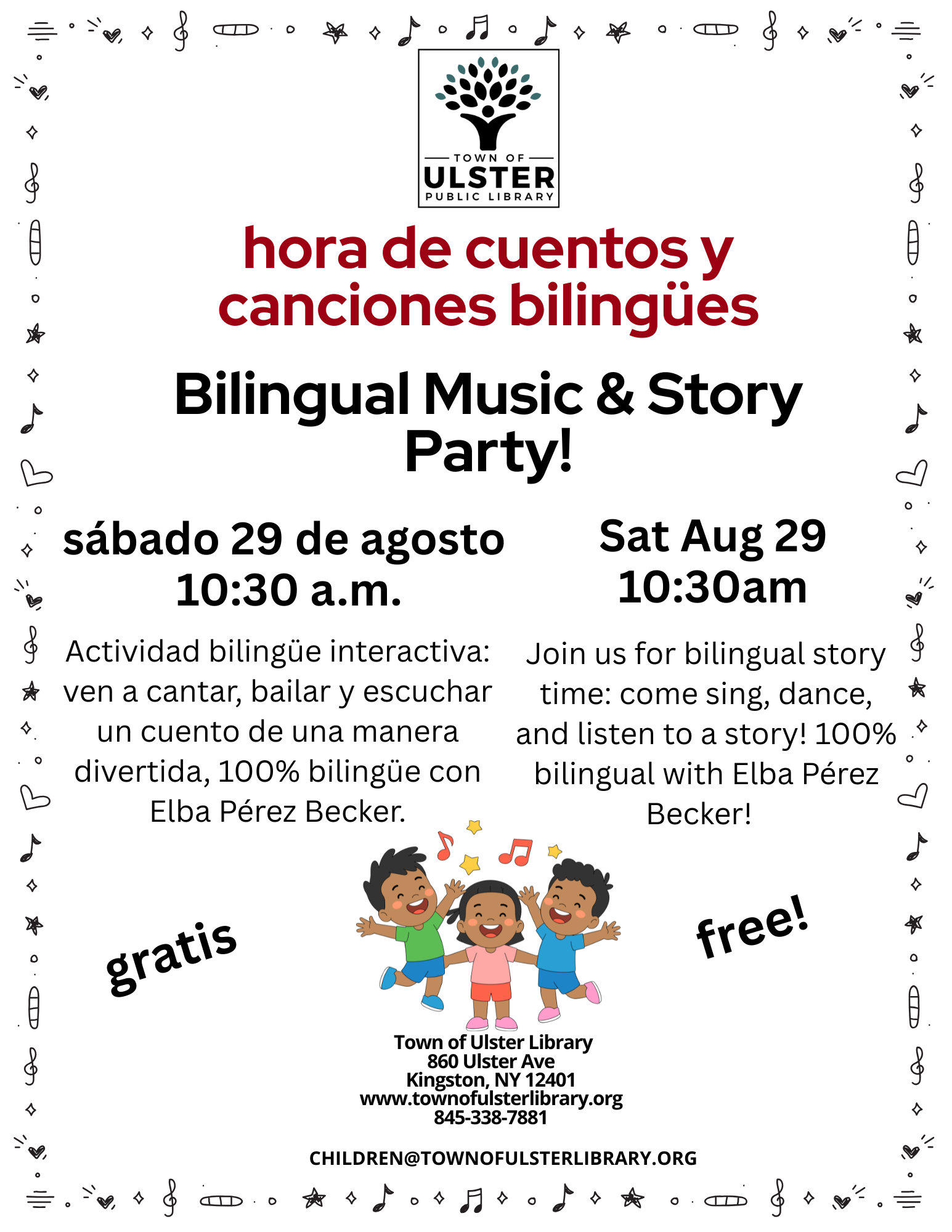 Bilingual Music & Story Party! with Elba Pérez Becker