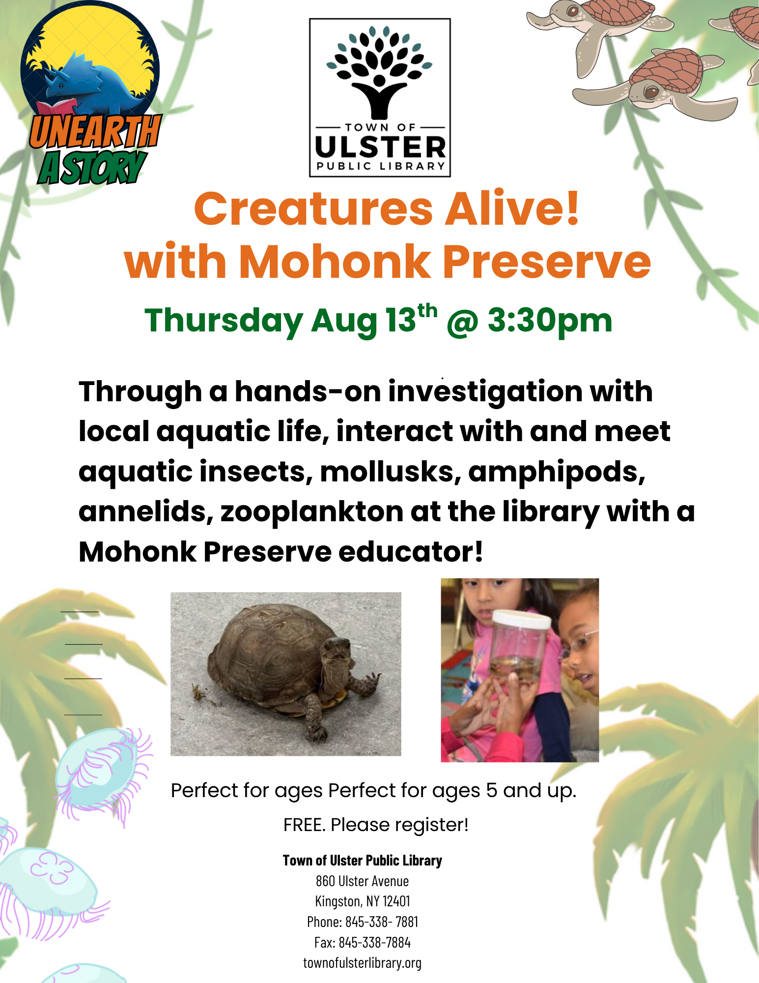 Creatures Alive! with Mohonk Preserve