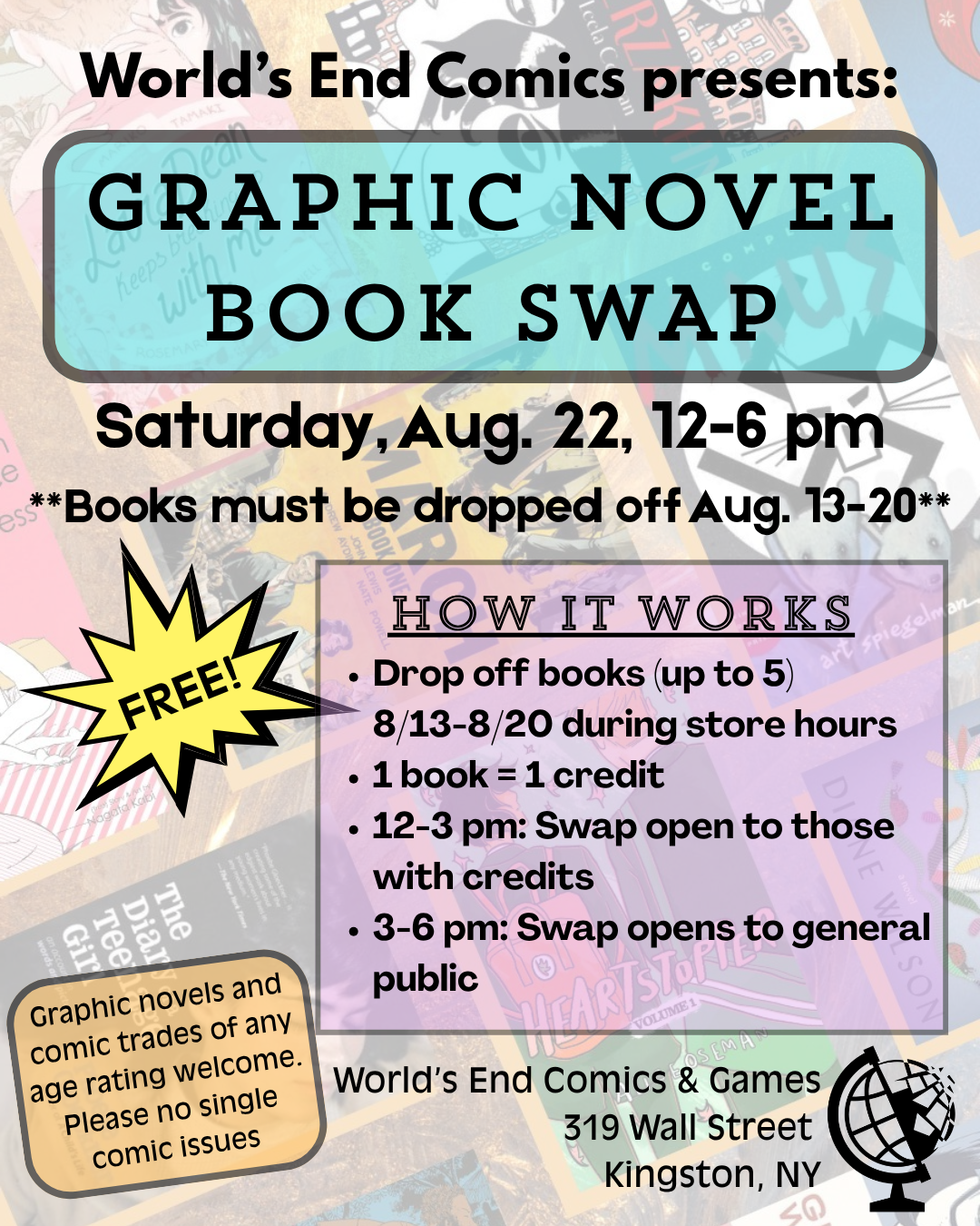 Graphic Novel Book Swap