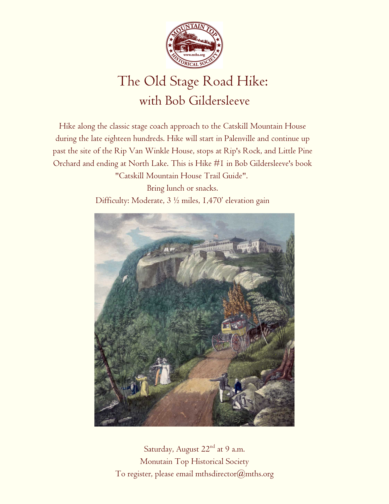 The Old Stage Road Hike: with Bob Gildersleeve