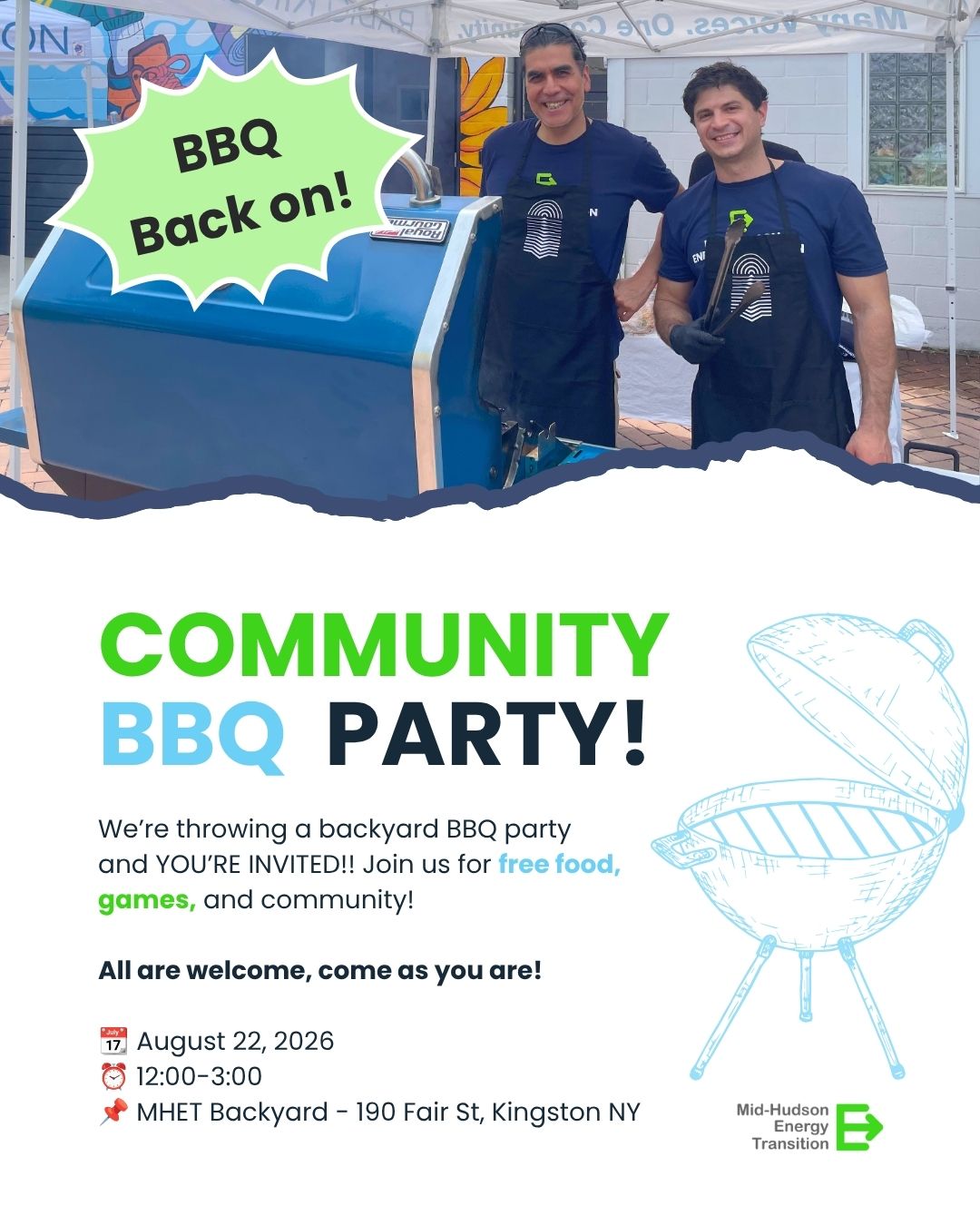 It's back! MHET Community BBQ Party