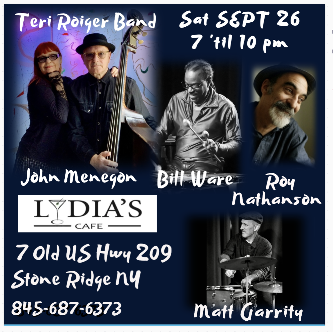 Teri Roiger Band featuring members of The Jazz Passengers