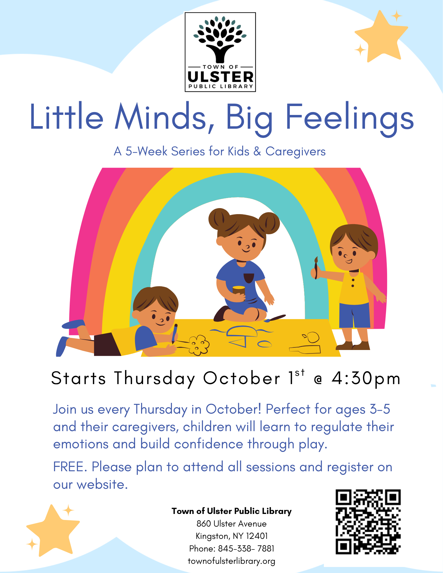Little Minds, Big Feelings: A 5-Week Series for Kids & Caregivers