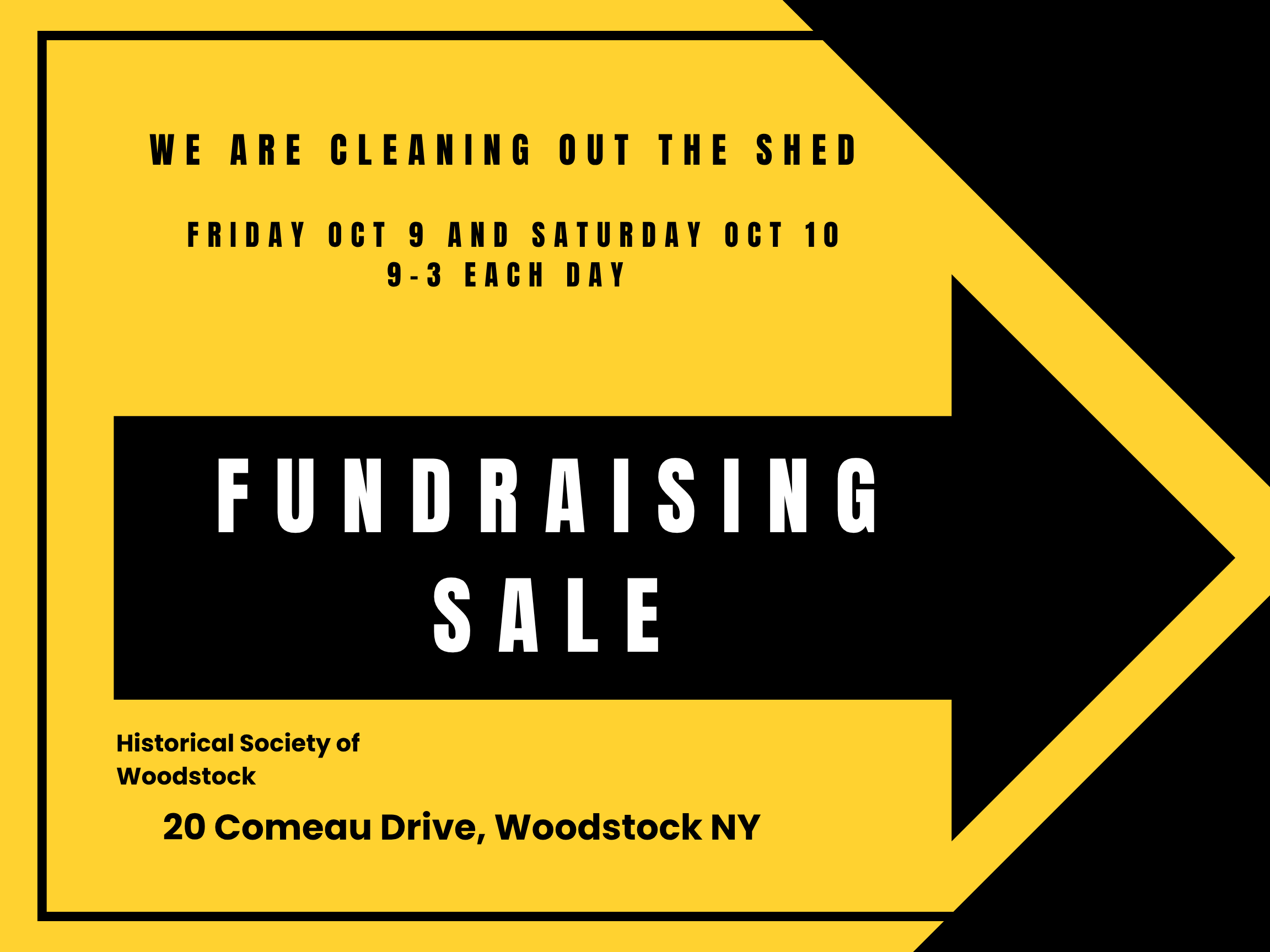 End of Season Yard Sale Fundraiser