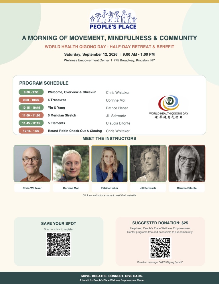 World Health Qigong Day Benefit