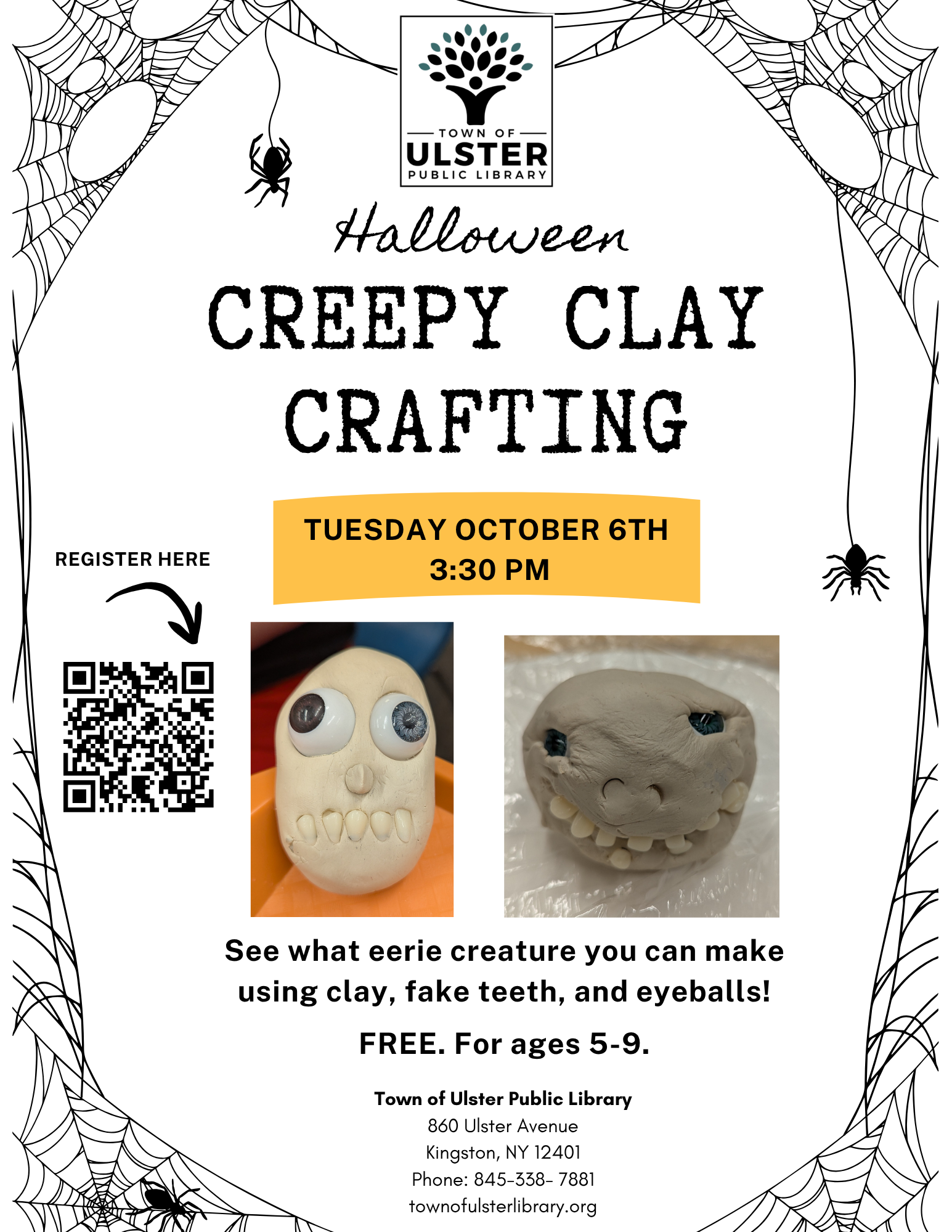 Creepy clay crafting for Halloween!