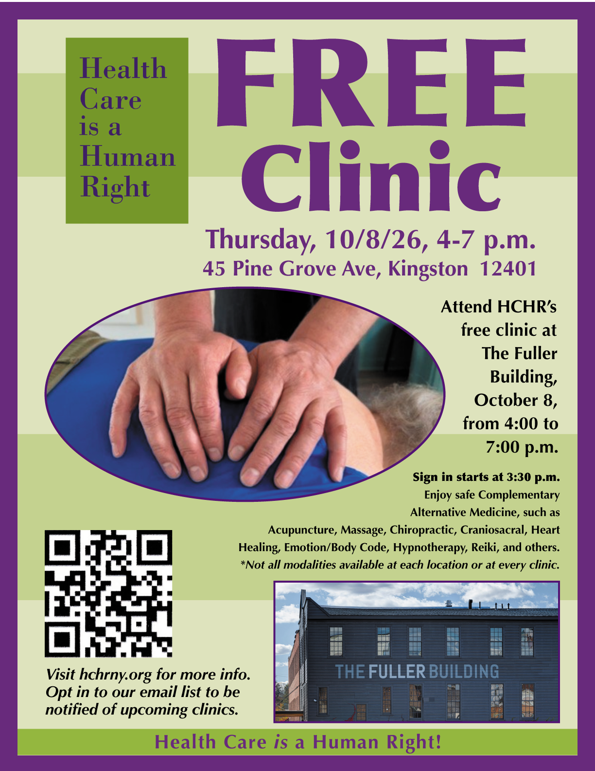FREE Walk-in Health Care Clinic