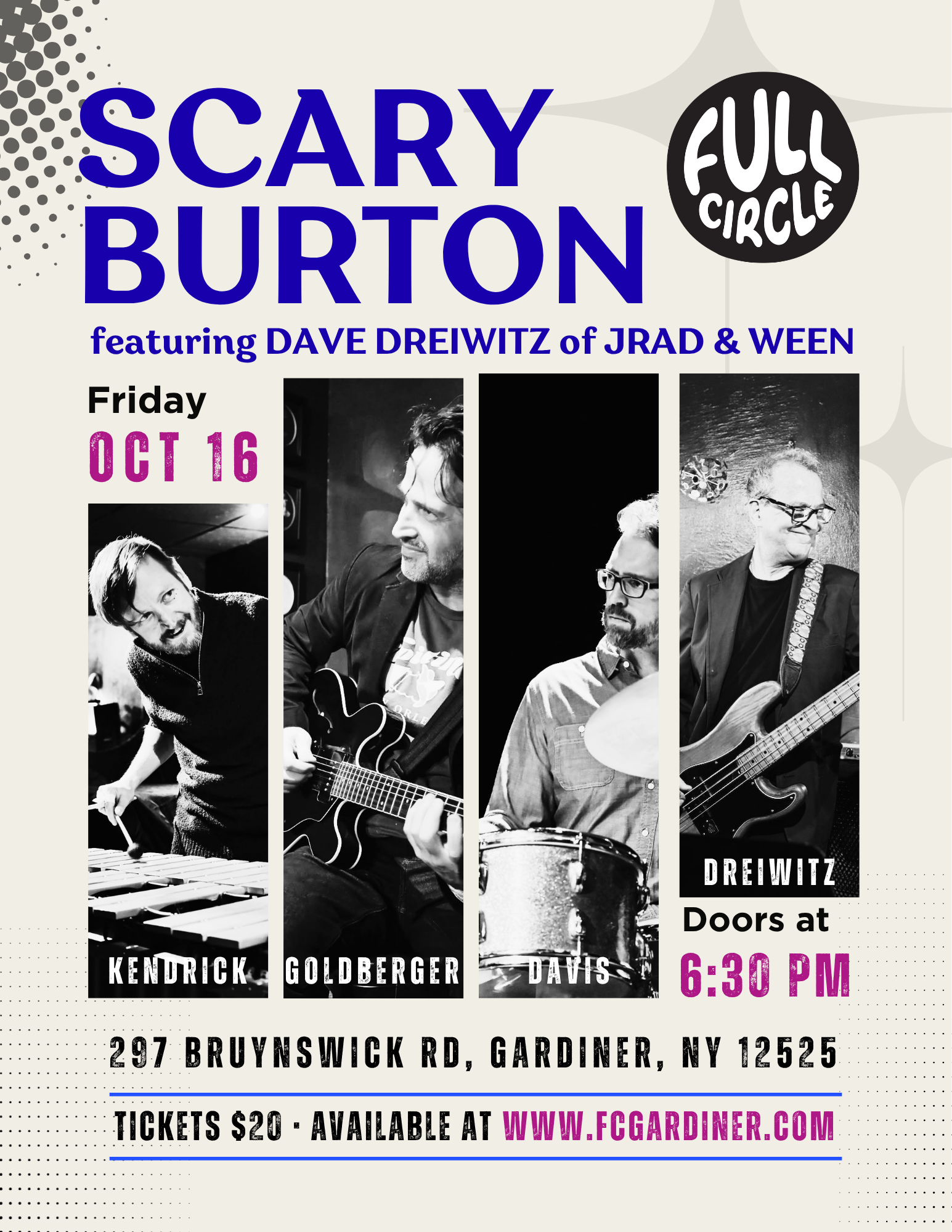 Live Jazz with Scary Burton!