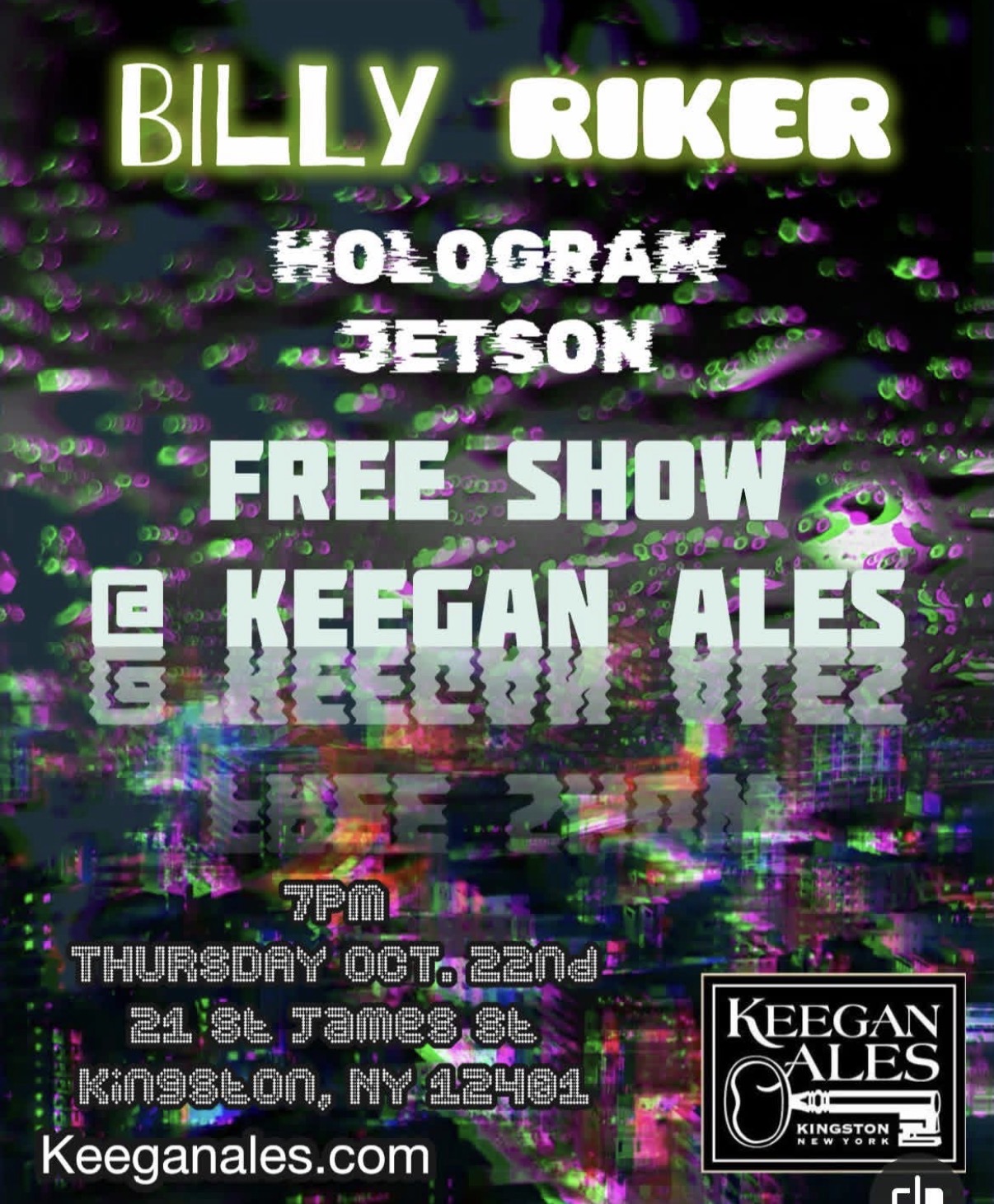 Billy Riker with Hologram Jetson