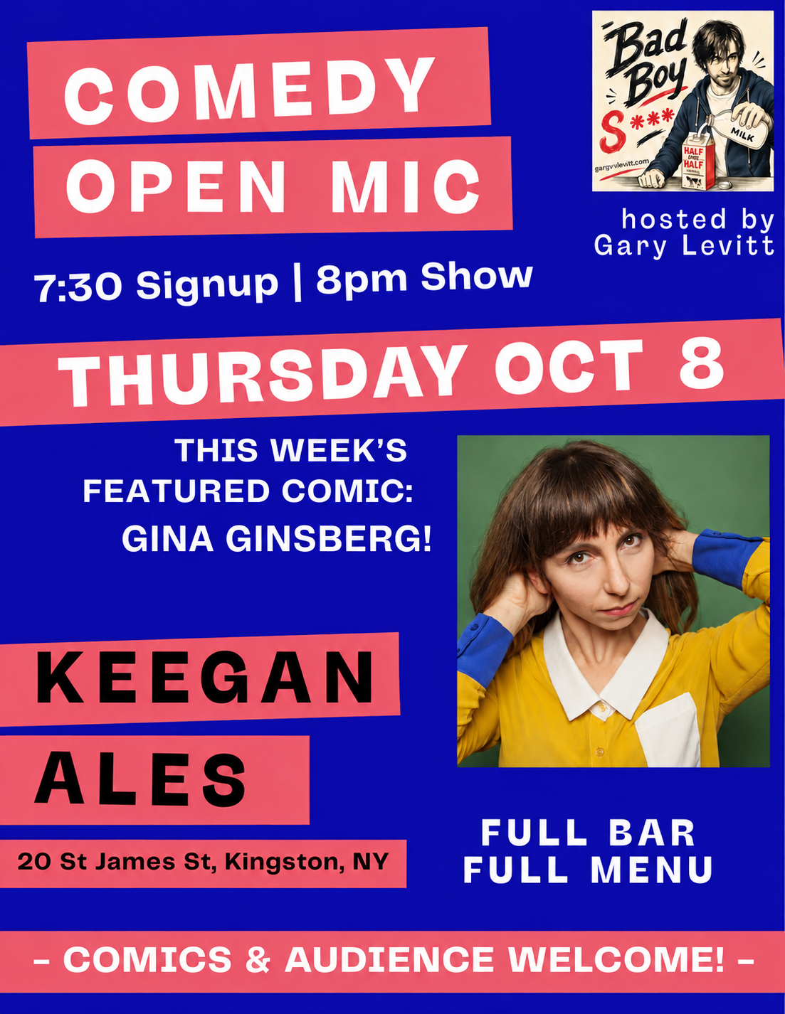 Open Mic Comedy @ Keegan Ales